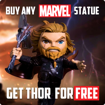 Buy any Marvel statue and Get Thor figure for free
