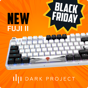 Dark Project ALU87 Fuji II - Mechanical Gaming Keyboard (ANSI)