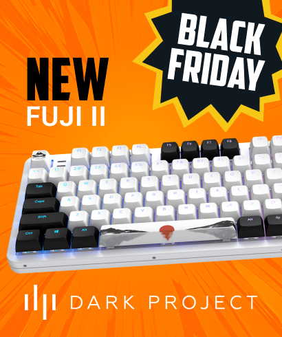 Dark Project ALU87 Fuji II - Mechanical Gaming Keyboard (ANSI)