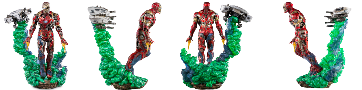 Iron Studios SPIDER-MAN: FAR FROM HOME - Iron Man Illusion Deluxe Statue 1/10
