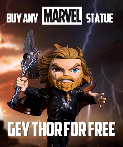 Buy any Marvel statue and get Thor figure for free