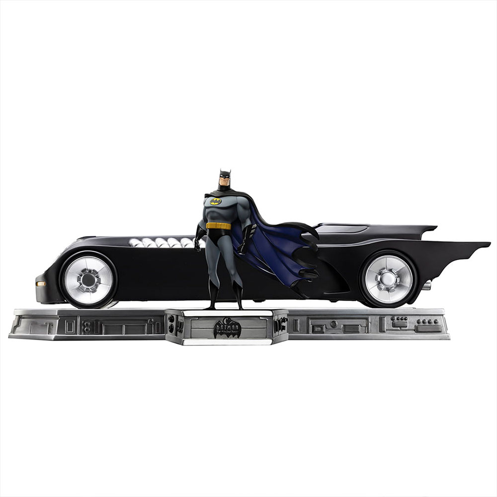 Halloween :: Iron Studios Batman - Animated Series Batman and Batmobile  Statue Art Scale 1/10