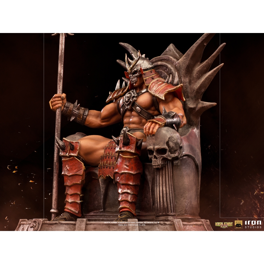 Mortal Kombat: una statua per Shao Kahn da Iron Studios –