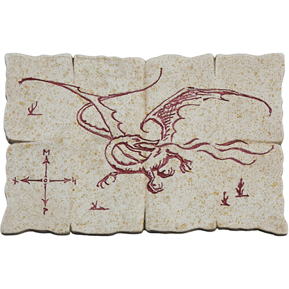 Weta Workshop  The Lord of the Rings - Red Dragon Map Magnet Plastic