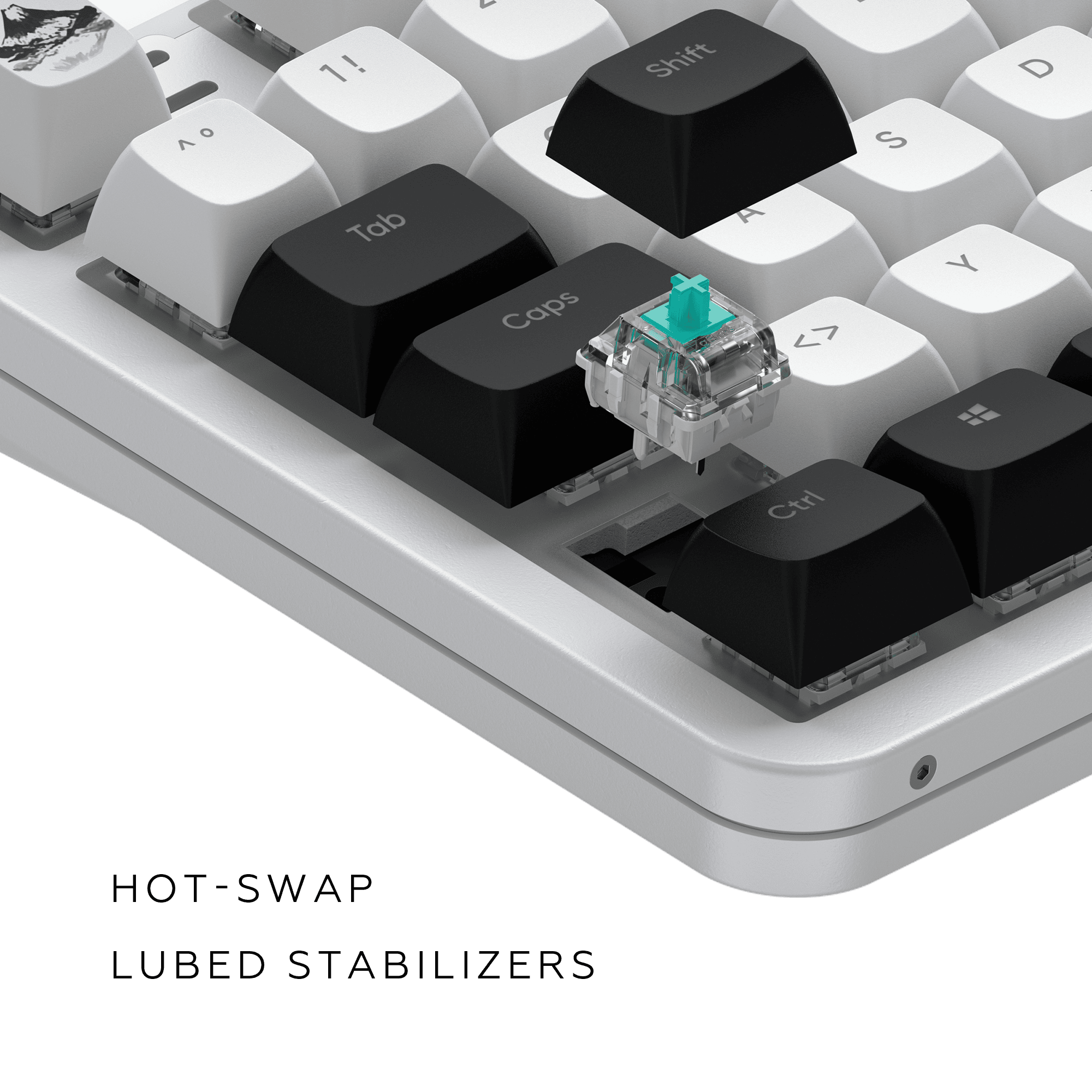 Dark Project – Set Keycap PBT Multilingue 177 Tasti, Profilo CSA Per Layout ANSI/ISO, Compatibile Con Cherry MX