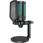 FIFINE A6NEO Colorful usb RGB gaming microphone, Black