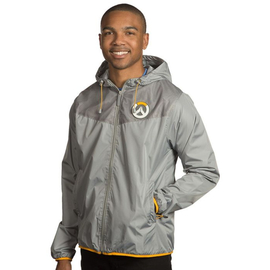 Jinx Overwatch - Logo Windbreaker Jacke Grau, XS