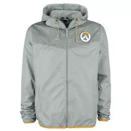 Jinx Overwatch - Logo Windbreaker Jacket Grey, XS