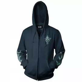 Jinx World of Warcraft - Shadowlands Queen of Destruction Zipper Hoodie Navy, S
