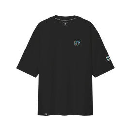 FragON - Holografic Logo Oversize T-shirt Black, S/M