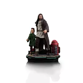 Iron Studios Star Wars - Obi-Wan and Young Leia Statue Deluxe Art Scale 1/10