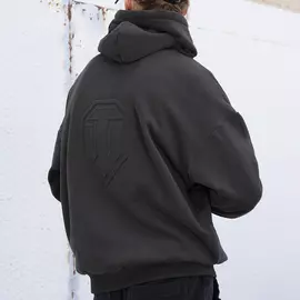World of Tanks Hoodie with embossing grey, L