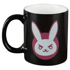 Jinx Overwatch - D.Va Mug Black/Pink, 325 ml