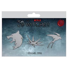 Jinx The Witcher - Trinity Sigils kitűző 3 darabos készlet