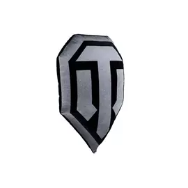 Plush pillow World of Tanks with logo, 30 cm