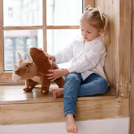 Plush toy WP MERCHANDISE Dinosaur Triceratops Daisy 47 cm