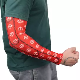Diablo 4 Cathedral of Light seamless gaming arm sleeve red, S