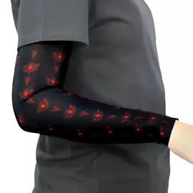 Diablo 4 Lilith's Blood Petals seamless gaming arm sleeve black, M