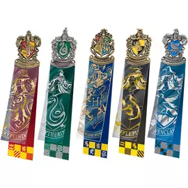 Noble Collection HARRY POTTER - Hogwarts Crest Bookmarks Set
