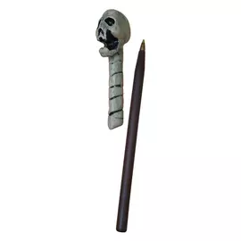 Noble Collection Harry Potter - Death Eater (skull) Wand Pen and Bookmark