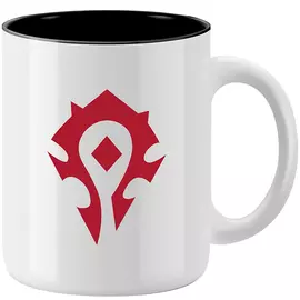 Mug World of Warcraft: Horde (white) - 11 OZ (325 ml), with Gift Packaging