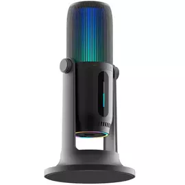 THRONMAX M2RGB Condenser RGB USB MDRILL GHOST 96kHz Microphone, Black