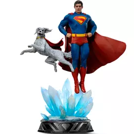 Superman Legacy Superman & Krypto Art Scale 1/10