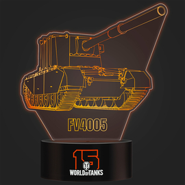 World of Tanks 15 Anniversary Acrylic Lamp (lampe acrylique)