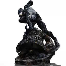 Iron Studios Marvel Comics - Spider Man Black Statue Bds Art Scale 1/10
