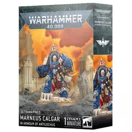 Warhammer 40,000 - Space Marines - Ultramarines CALGAR IN ARMOUR OF ANTILOCHUS
