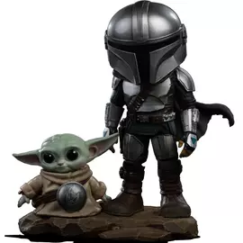 Iron Studios Star Wars - The Mandalorian- Mandalorian And Grogu Movie Minico