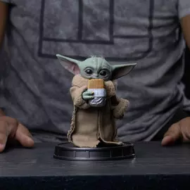 Iron Studios Star Wars - Grogu Food Cart Snack - Mandalorian And Grogu Movie - Grogu Collection Legacy Replica 1/4