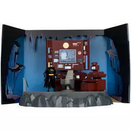 OUTLET_Batman: The Animated Series The Batcave Playset with Exclusive Batman 6in Action Figure Gold Label McFarlane Toys