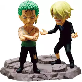 Bandai One Piece - World Collectable Figure Log Stories-Roronoa Zoro & Sanji-