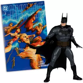 DC DIRECT 7IN FIGURE WITH COMIC - WV13 - BATMAN (JUSTICE)