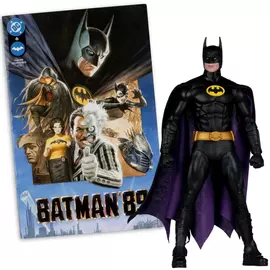 DC DIRECT 7IN FIGURE WITH COMIC - WV13 - BATMAN (BATMAN 89)