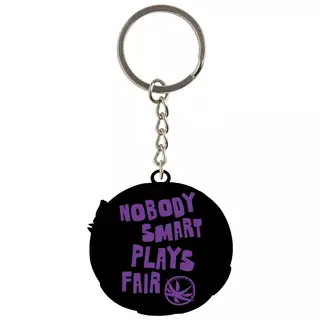 Jinx The Witcher - Nobody Smart Plays Fair Keychain
