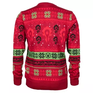 Jinx World of Warcraft - Horde Ugly Holiday Ugly Holiday Sweater Red, XL