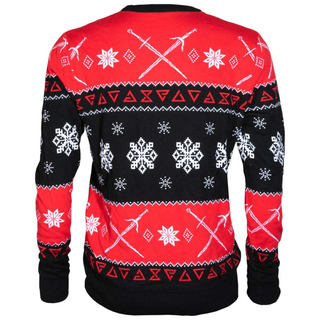 Jinx The Witcher 3 - Dreaming Of A White Wolf Brzydki sweter świąteczny czarny, S