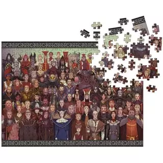 Dark Horse Deluxe - Dragon Age Puzzle Cast of Thousands, 1000 Pcs