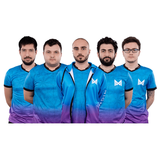 Team Nigma - Tricou de jucător albastru/violet, XS