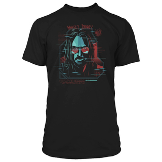 Jinx Cyberpunk 2077 - Koszulka z cyfrowym duchem, czarny, S