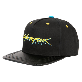Jinx Cyberpunk 2077 - Cappello a scatto con logo nero - giallo