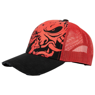 Jinx Cyberpunk 2077 - Distressed Samurai Trucker Hat Black