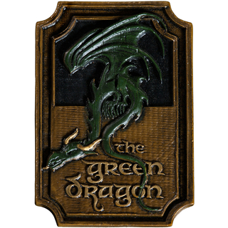 Weta Workshop El Señor de los Anillos - El dragón verde Imán de plástico