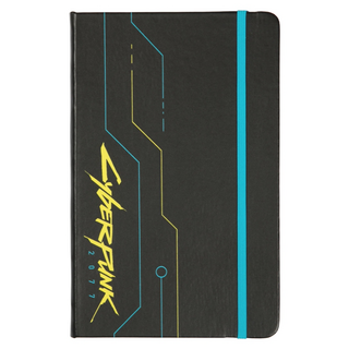 Jinx Cyberpunk 2077 - Cyberpunk Notes Notebook Black - Yellow - Blue
