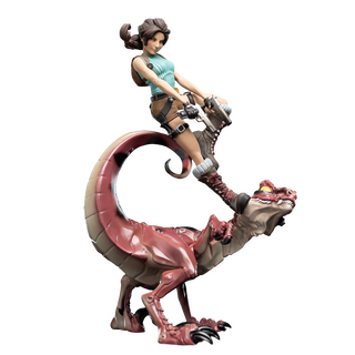 Weta Workshop Tomb Raider - Lara Croft & Raptor Figur Mini Epics