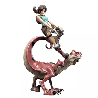 Weta Workshop Tomb Raider - Lara Croft & Raptor Figure Mini Epics