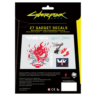 Jinx Cyberpunk 2077 - Pegatina Gadget Multicolor, 3 unidades
