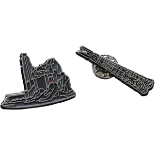 Weta Workshop The Lord of the Rings - Helms Deep & Orthanc Pin Set of 2